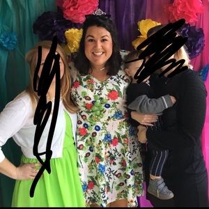 EUC simply Be floral dress.